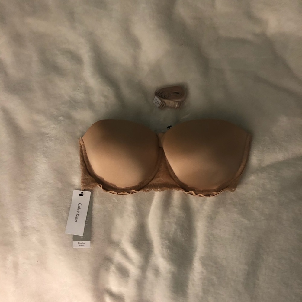 Calvin Klein Nude Strapless Bra